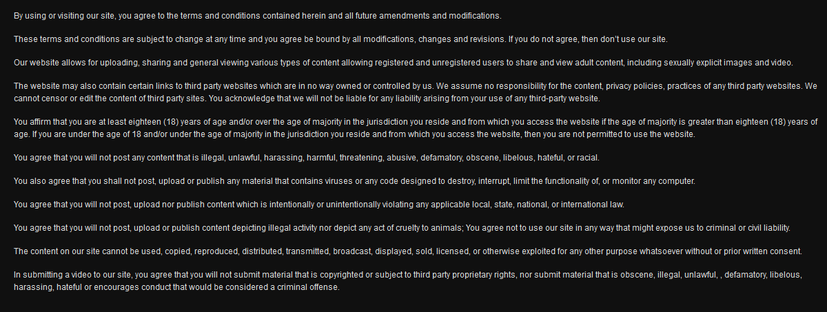 terms of use - Terms of Use